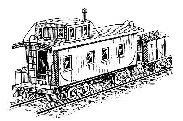 Image Prompt: Caboose